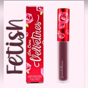 Fetish Velvetines Liquid Matte Lipstick Brand New In Box Full Size